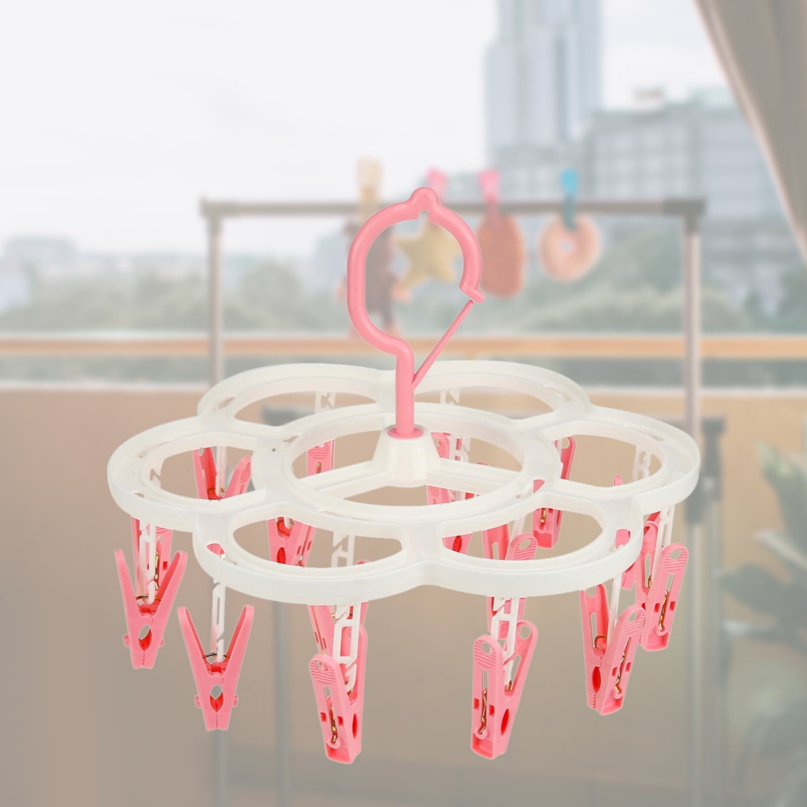 Zynic Laundry Rack Strong Load Bearing 360 Rotation Foldable Anti Slip ...