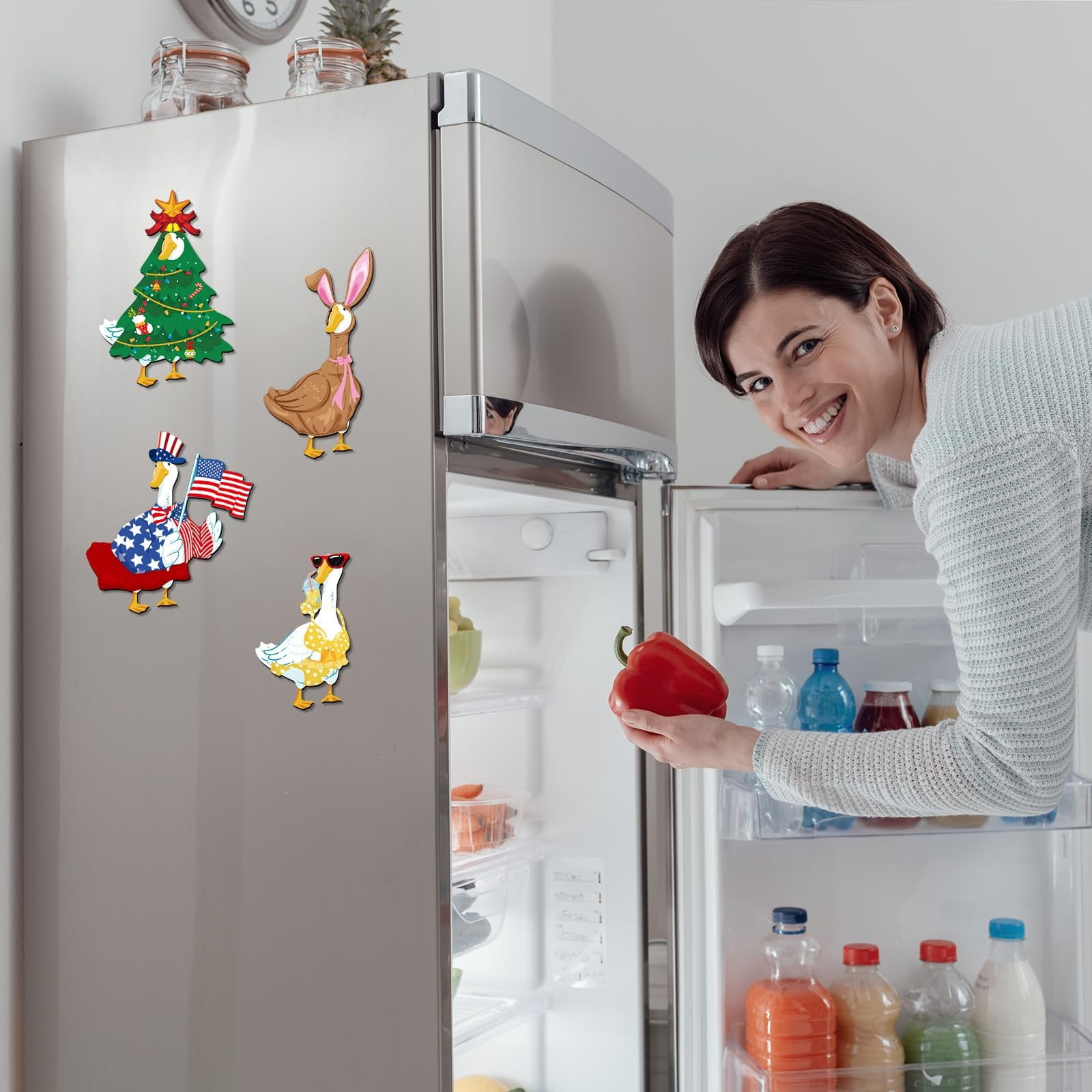 Zynic Refrigerator Decal 10 Pack Removable Vinyl Stickers For Fridge ...