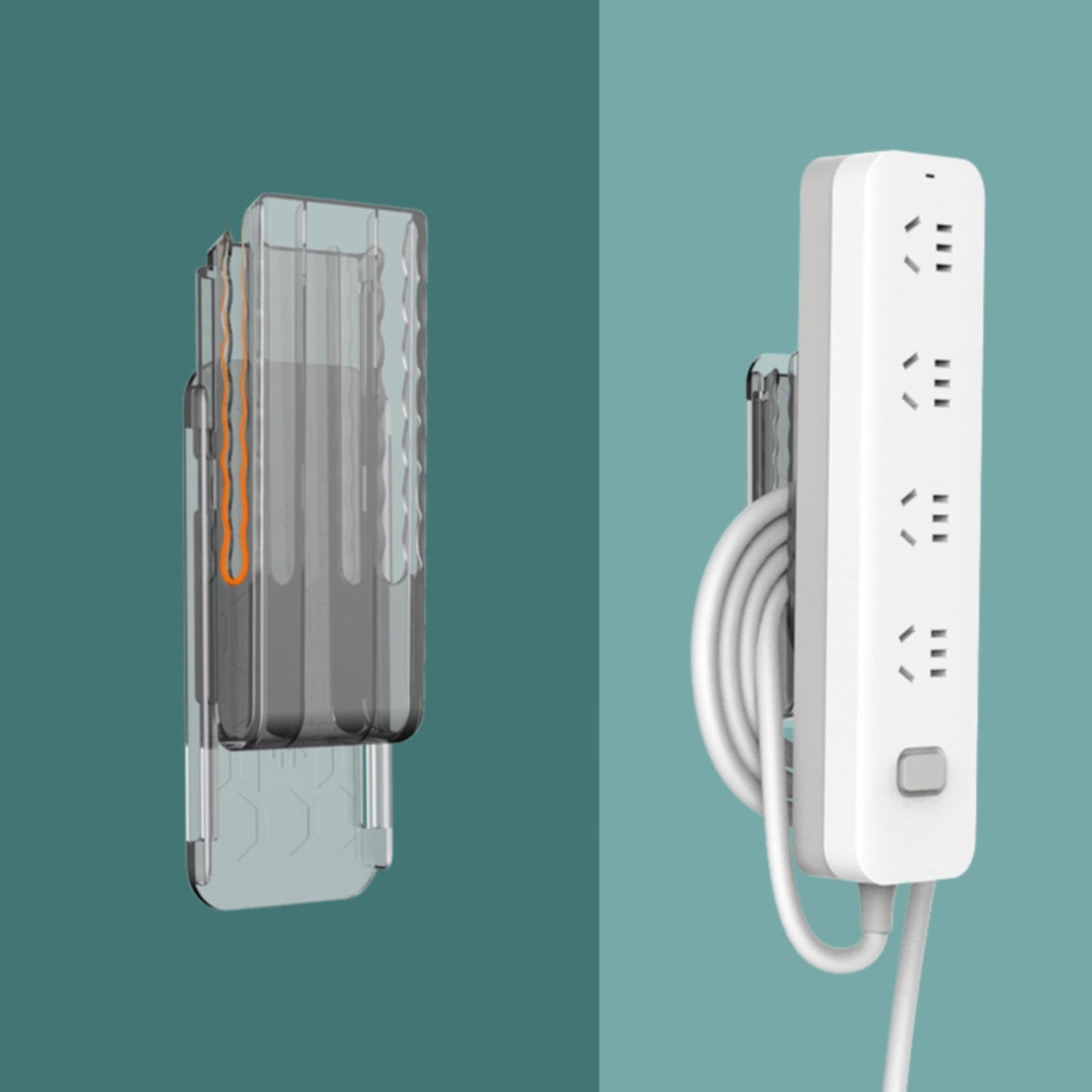 Zynic Socket Punch-Free Fixing Plate X1 606 Punch Power Strip Holder Wall Mounted Power Strip Storage Cable Router Socket Power Strip