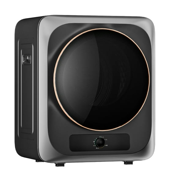 Zynkez Portable Clothes Dryer,1.6 Cu.ft.,110V Electric Compact Laundry Dryer with Stainless Steel Tub for Apartments, Dorms, RVs (Gray)