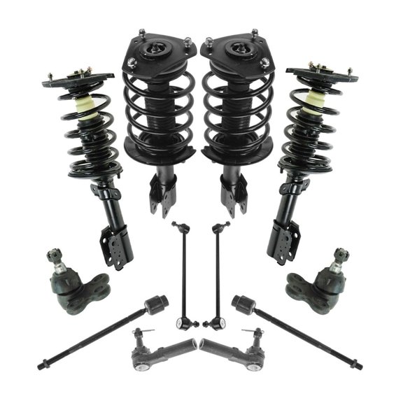 Zynkor 12pc Steering & Suspension Tie Rods Ball Joints End Links Strut Assemblies Sealed for Pontiac for Grand Prix 2004-2008