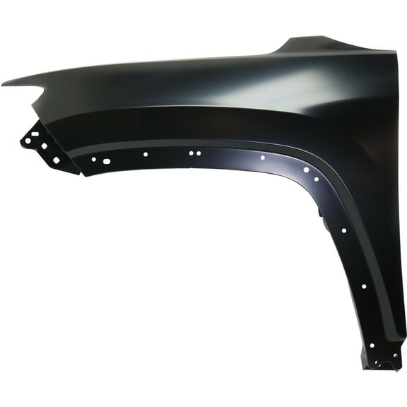 Zynkor 1pc Quarter Panel Repair Quarter Panel Patch Front Left Driver Side Steel Primed for Jeep for Compass 2017-2020 Car with Molding Holes Mp-Mfrbodycodename 68243851AA CH1240288