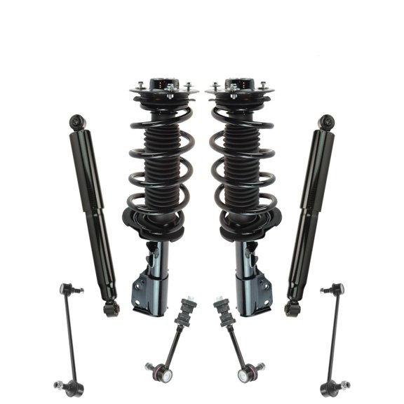 Zynkor 2pcs Front Strut Spring Assemblies 4pcs Front Rear Sway Bar Linkages 2pcs Rear Shock Absorbers Suspension Kit for Chevy for Equinox 3.4L 08-09,for Pontiac for Torrent 3.4L 07-09