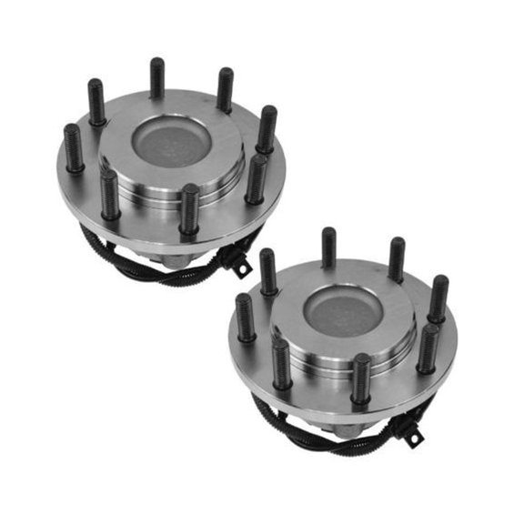 Zynkor 2pcs Wheel Hub and Bearing Assembly Right Passenger Left Driver Front Side 2WD for F250 SuperDuty 99-04 for F350 SuperDuty 99-04 for F450 SuperDuty 99-04