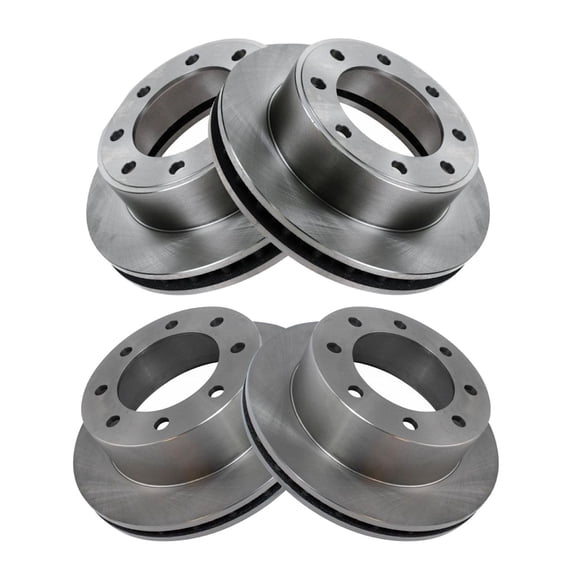 Zynkor Brake Rotor Front & Rear Kit for Ford for Excursion 2000-2005 for F250 SuperDuty 1999-2004 for F350 SuperDuty 1999-2004 Truck Vented 4 Piece 12.83 in. Solid 8 Lug 433357818