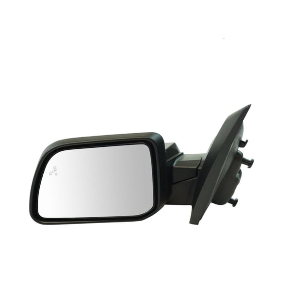 Zynkor Exterior Power Heated Puddle Light W/ Blind Spot & Memory Mirror Left for Ford for Edge Limited/SE/SEL/Sport 11-14 (Plastic Paint to Match)