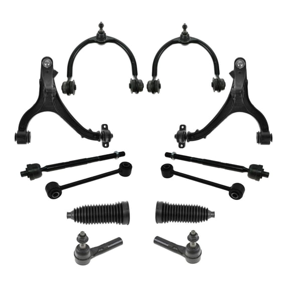 Zynkor Front Control Arm Ball Joint Sway Bar Tie Rod Steering Suspension Kit Set 12pc for Jeep for Commander 2006-2010 for Grand Cherokee 2005-2010
