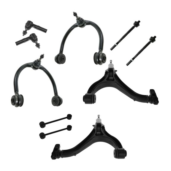 Zynkor Front Control Arm Ball Joint Tie Rod Sway Bar Steering Suspension Kit 10pc 10 Piece Sealed-Greasable or Sealed for Jeep for Commander 2006-2010 for Grand Cherokee 2005-2010