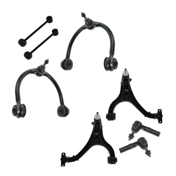 Zynkor Front Control Arm Ball Joint Tie Rod Sway Bar Steering Suspension Kit 8pc 8 Piece Sealed-Greasable or Sealed for Jeep for Commander 2006-2010 for Grand Cherokee 2005-2010