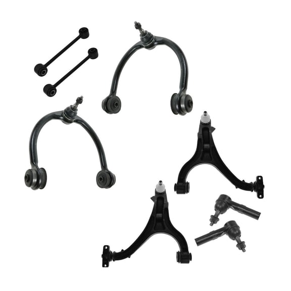 Zynkor Front Control Arm Ball Joint Tie Rod Sway Steering Suspension Kit 8pc Sealed for Jeep for Commander 2006-2010 for Grand Cherokee 2005-2010