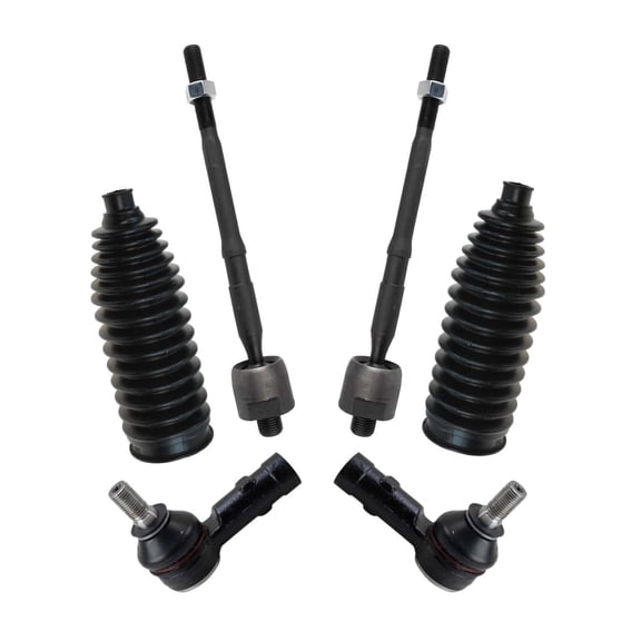 Zynkor Inner Outer Steering Left Right Tie Rod End Boot Kit 4pc Set for Chevy for Spark 1.2L 2013-2015 Spark 6 Piece 239208847