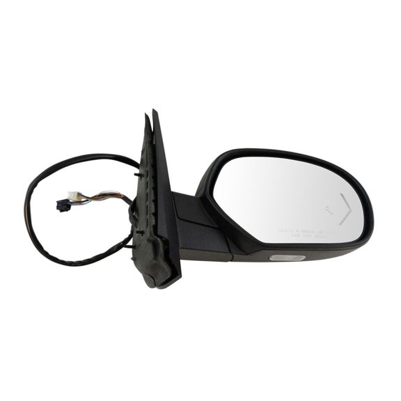 Zynkor Power Folding Heated Signal Memory Blind Spot Puddle Textured 3-Mounting Hole Quantity Black Powered Clear Flat Electric for GMC,for Chevy,for Cadillac Plastic Front Right 17pc