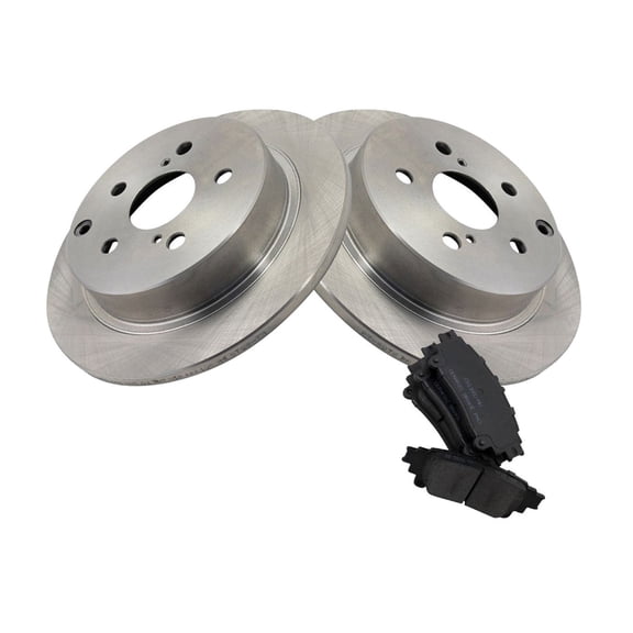 Zynkor Rear Posi Ceramic Disc Brake Pads & Rotor Kit for Toyota for Prius V 1.8L 2012-2018 V 5 Lug-Wheel Lug Count 133997706