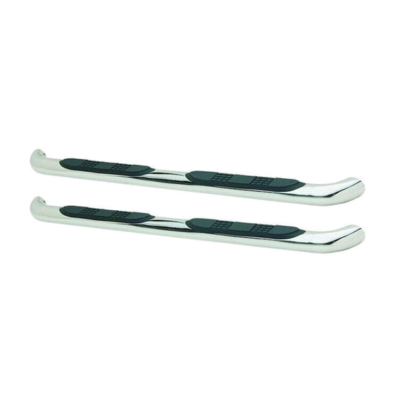 Zynkor for Ram 3500 2011-2022 Bars Mild Steel 3 Without End Caps Rocker Panel Round Tube Side Steps 2 Mounts 2-Pads Per Bar with Step Pads 300 Pound