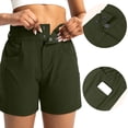 thumbnail image 1 of Zynoxe Hiking Shorts Women Multi-Pockets Straight-Leg Outdoor Cargo Shorts Casual Solid Color Workout Athletic Shorts S, 1 of 7