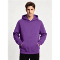 thumbnail image 1 of Zynoxe Men's Fashion Hooded Sweatshirts Lightweight Breathable Oversized Hoodies for Men Fashionable Loose Solid Color Pullover Hoodie Versatile Long Sleeve Sweatshirt with Pocket XL, 1 of 7