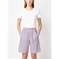 thumbnail image 1 of Zynoxe Shorts for Women with Pockets Trendy Versatile Striped Womens Mid-Length Shorts Lightweight Breathable Loose Fit Straight Leg Shorts Comfy Elastic Waistband Summer Vacation Outfits XL, 1 of 7