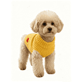thumbnail image 1 of Zynoxe Small Dog Sweater Warm Comfy Knit Ribbed Winter Sweaters Solid Color Turtleneck Love Heart Print Winter Clothes, 1 of 6