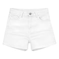 thumbnail image 1 of Zynoxe Women's Shorts Casual Button and Zipper Mid-Thigh Jean Shorts Summer Solid Color Straight-Leg Denim Shorts with Pockets L, 1 of 9