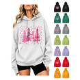 thumbnail image 1 of Zynoxe Womens Ugly Christmas Sweatshirt with Kangaroo Pocket Realxed Long Sleeve Print Pullover Hoodie Drawstring Hooded Sweatshirt for Women L, 1 of 6
