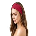 thumbnail image 1 of Zynoxe Womens Wide Elastic Headband for Yoga and Sports Comfy Casual Solid Color Workout Headband, 1 of 6
