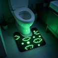 thumbnail image 1 of Zynviq Bathroom Rugs Clouds 19.7" X 15.7" Bath Rugs Polyester Gray U-Shaped Washable Absorbent Small Rug for Toilet, 1 of 6