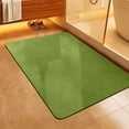 thumbnail image 1 of Zynviq Bathroom Rugs Solid Color 15.7" X 23.6" Bath Rugs Rubber Washable Green Rectangular Absorbent Small Rug for Sink, 1 of 6