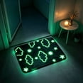 thumbnail image 1 of Zynviq Clouds Bathroom Rugs 23.6" X 15.7" Bath Rugs Polyester Absorbent Rectangular Washable Pink Small Rug for Toilet, 1 of 6