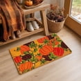 thumbnail image 1 of Zynviq Pumpkin Area Rugs 15.7" X 23.6" Thanksgiving Throw Rug Polyester Rectangular Multicolor Washable Small Rug for Family Room, 1 of 7