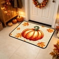 thumbnail image 1 of Zynviq Pumpkin Area Rugs 15.7" X 23.6" Thanksgiving Throw Rug Polyester Rectangular Orange Washable Small Rug for Living Room, 1 of 6