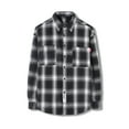 thumbnail image 1 of Zynviq Shirts Men Flannel Black Long Sleeve Plaid Lightweight Pockets Loose Button Down Shirts Mens Winter Tops L, 1 of 9
