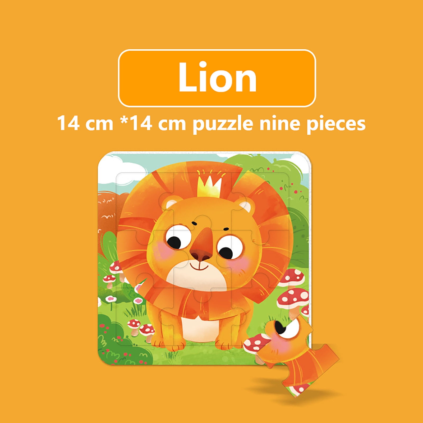 Zyooh Children's Paper Puzzle Baby Puzzle Early Education Logical