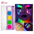 Zyooh Fluorescent Face Painting Water Soluble Human Face Painting Stage