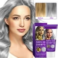 Zyooh Gray Violet Transformative Hair Color Shampoo & Gently Dye Your