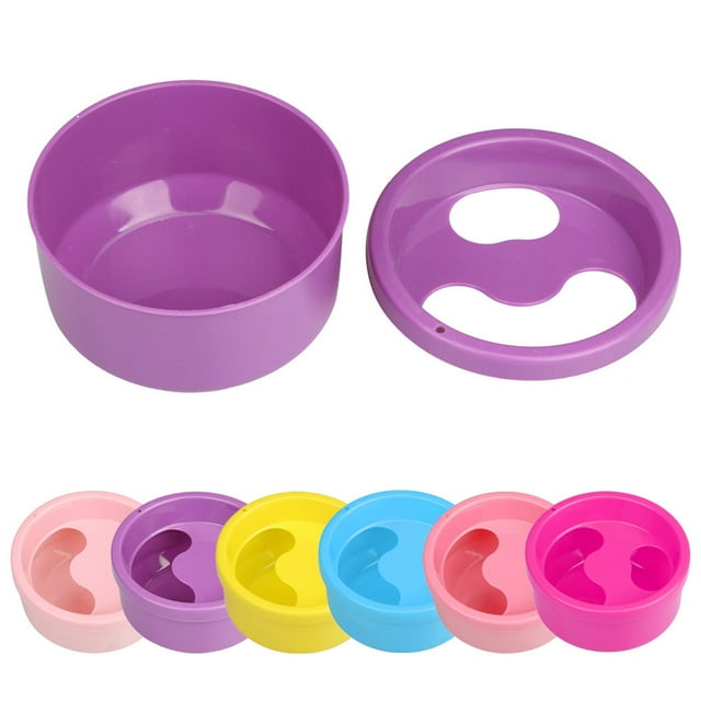 Zyooh Manicure Bowl Soak Finger Tip Nail Soaker Remover Tool Feet Scrub