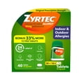 thumbnail image 1 of Zyrtec 24 Hour Allergy Relief Tablets, 40 Count Bonus Pack, 1 of 11