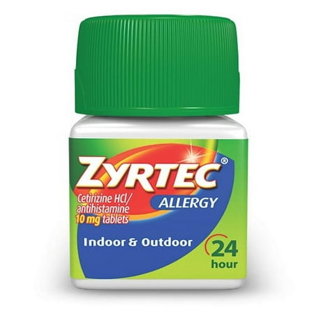Zyrtec 24 Hour Allergy Relief Tablets For Indoor And Outdoor Allergies, 10 Mg - 14 Ea, 3 Pack