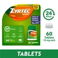 thumbnail interactive-video image 1 of Zyrtec 24 Hour Allergy Relief Tablets with 10 mg Cetirizine HCl, 60 Ct, 1 of 13