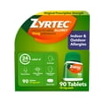 thumbnail interactive-video image 1 of Zyrtec 24 Hour Allergy Relief Tablets with 10 mg Cetirizine HCl, 90 Count, 1 of 12