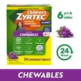 thumbnail interactive-video image 1 of Children's Zyrtec 24 Hr 10 mg Allergy Chews for Ages 6+, Grape, 24 Count, 1 of 11