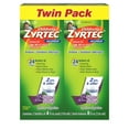 thumbnail image 1 of Zyrtec 24 Hr Children's Allergy Syrup, Grape, Twin Pack of 4 fl. oz, 1 of 11