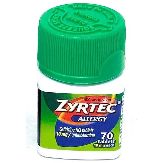 Zyrtec Allergy Relief Tablets, 70 Count