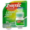 thumbnail image 1 of Zyrtec Ceterizine HCI 10mg 24Hr Allergy Relief Liquid Gels, 25 ct, 4 Pack, 1 of 5