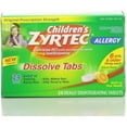 thumbnail image 1 of Zyrtec Children's 24 Hour Allergy Dissolve Tabs, Citrus 24 ea (Pack of 4), 1 of 2