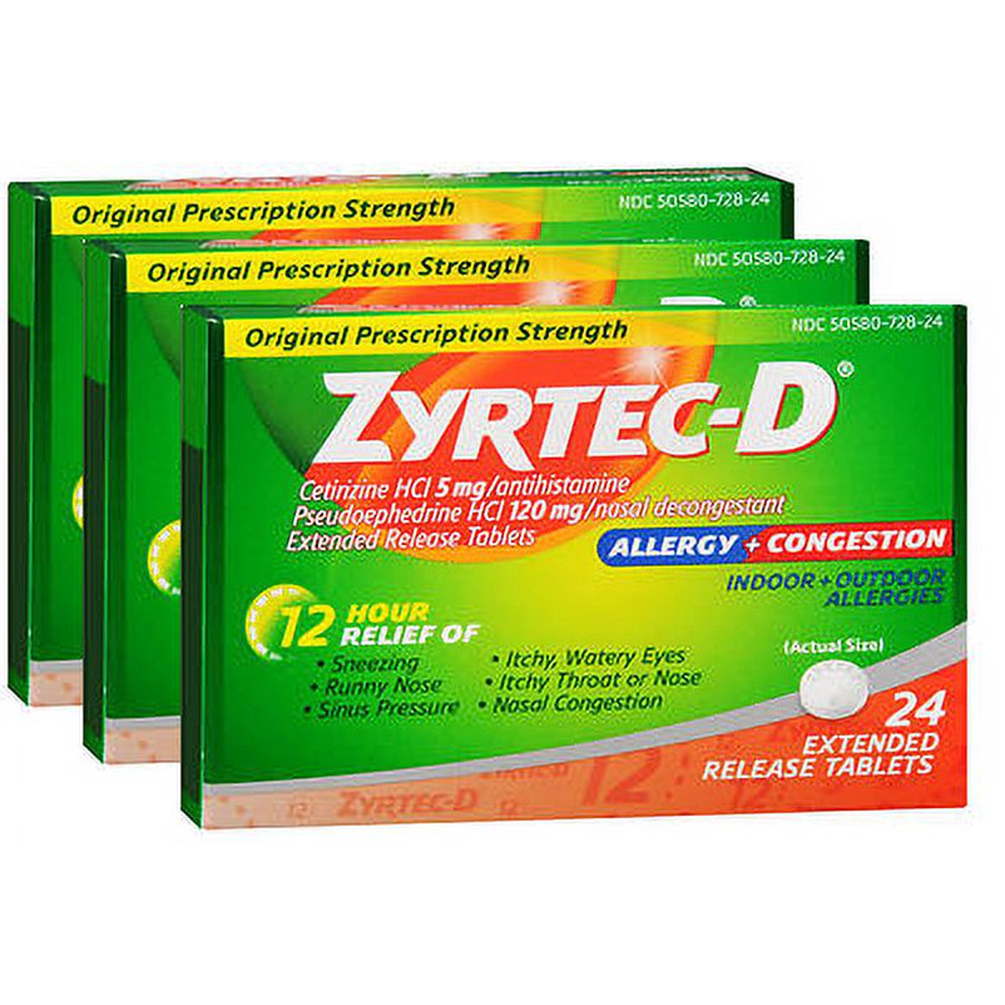 Cost of zyrtec d