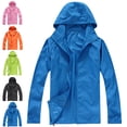 thumbnail image 1 of Zysthvn Lightweight Winter Jackets for Men Rain Outdoor Athletic Mens Coats Hiking Solid Full Zip Hooded, 1 of 2