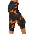thumbnail image 1 of Zysthvn Yoga Capri Pants for Women Workout Cropped Leggings Camo Casual Pants for Women with Pockets Gym Elastic Waist High Waisted, 1 of 6