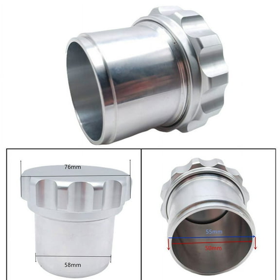 Zyutaosan 1Aluminum Alloy 2 "Id Weld On Cap Neck Fuel Filler Tank Water Sump Splash Bowl