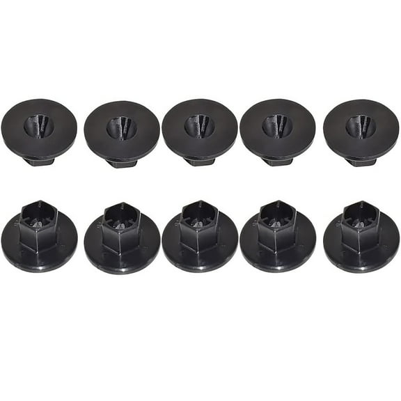 Zyutaosan 10Pcs Bumper Splash Shield Fender Liner Nuts For Hyundai Kia