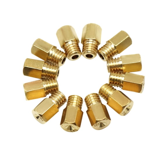 Zyutaosan 12Pcs M5 Main Jets For Mikuni Vm Tm Tmx Carburetor Motorcycle Scooter Injectors Nozzle Main Jet Set # 210-320